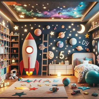 How to Create a Stellar DIY Space-Themed Kids Room in 5 Steps